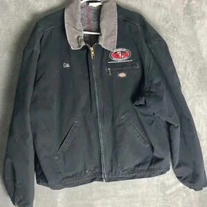 Vtg Dickies Blanket Lined Jacket Mens XXL Duck Canvas Work Detroit Chore Utility